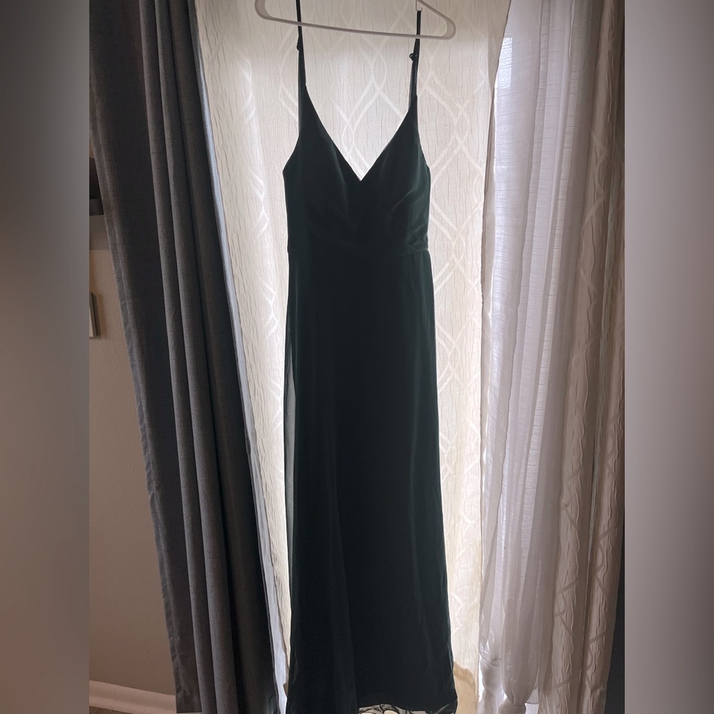 Azazie bridesmaid dress in Pine